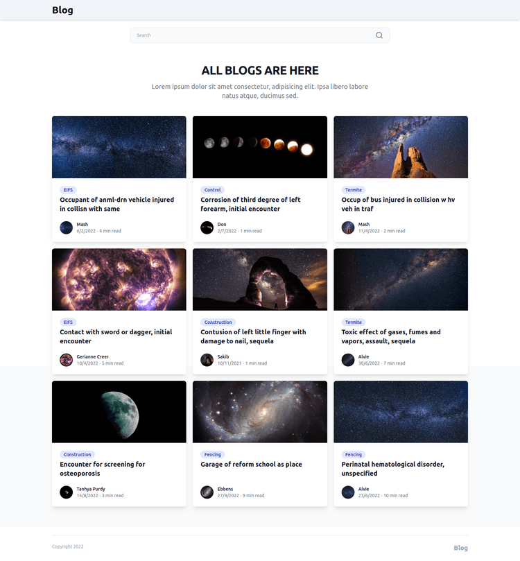 Blog filter (Redux)