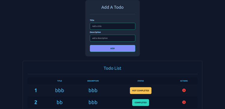Todo App (React)